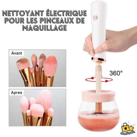 Nettoyant électrique pour les pinceaux de maquillage