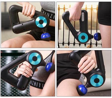 Pistolet de Massage Professionnel à 12 Têtes