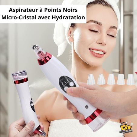 Aspirateur à Points Noirs Micro-Cristal avec Hydratation