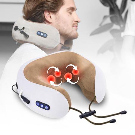 Coussin & Masseur pour le Cou Rechargeable Premium