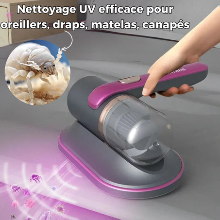 Aspirateur Anti Acarien à Lumière UV - Premium