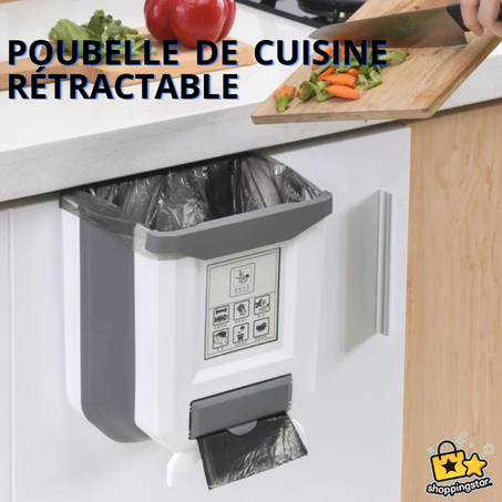 Poubelle de cuisine rétractable