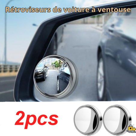 Rétroviseurs de voiture à ventouse d'angle mort à 360°