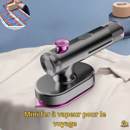 Mini fer à vapeur monobloc avec poignée pour le voyage | ORIGINAL