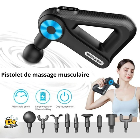 Appareil de massage musculaire à percussion avec Écran LCD