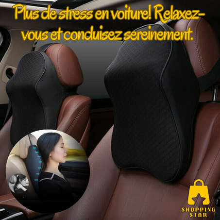 Coussin Appui-tête Multi-usage -  Noir