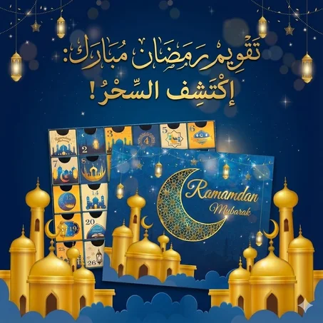 تقويم رمضان المبارك – تجربة يومية مليئة بالفرح والروحانية 🌙