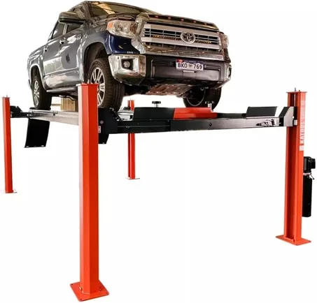 Katool KT-4H150, 4 Post Alignment Lift 15,000 lb - Rolling Jack Included