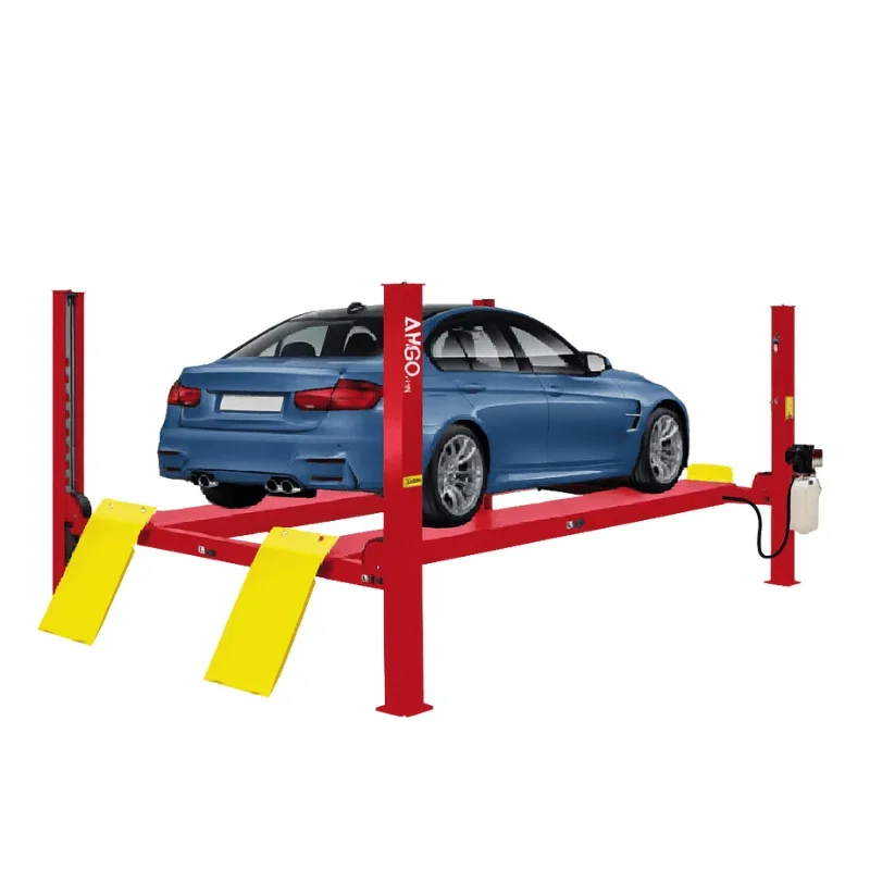 Amgo PRO 12SX 12,000lb 4 Post Lift - Extra Wide; Adjustable Width