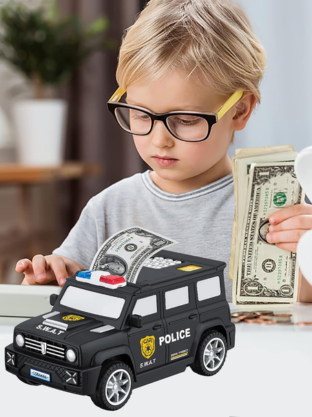 حصالة الكترونية على شكل سيارة