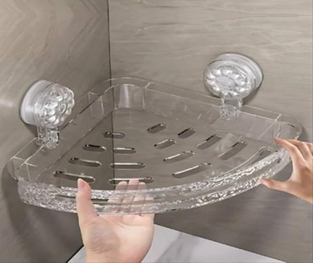 عرض قطعتين رف حمام زاويه اكريلك