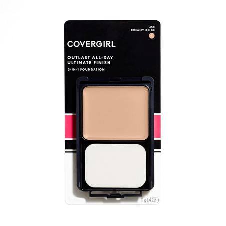 COVERGIRL Outlast All-Day Ultimate Finish - Base de maquillaje, color beige cremoso, 0.4 onzas (paquete de 1