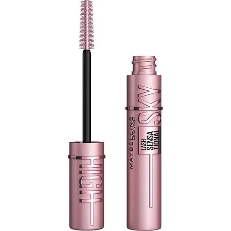 Maybelline New York Maybelline Sky High Lavable Mascara Maquillaje, Mascara voluminizante, Construible, Mascara de alargamiento, Definición, Curling, Multiplicación, Lavable Muy Negro, 0.24 F