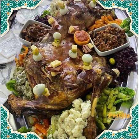 Épaule d’agneau rôti au four كتف مشوي (FAMILLE)