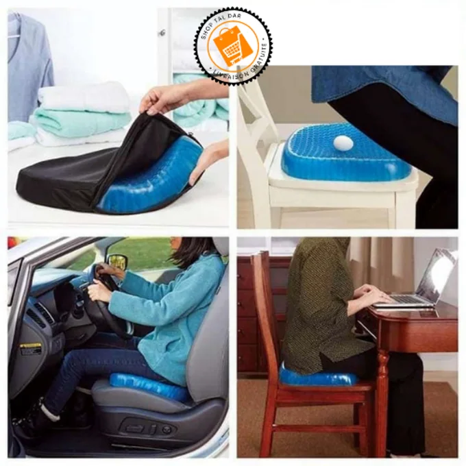 وسادة كرسي سيليكون مريح جدا حافظ على صحتك
