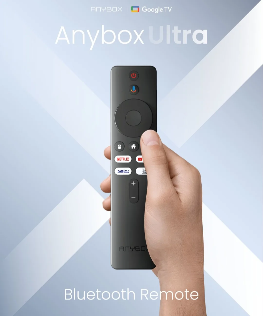 ANYBOX ULTRA Google TV 4K – WiFi 6G, HDR10, Abonnements illimités