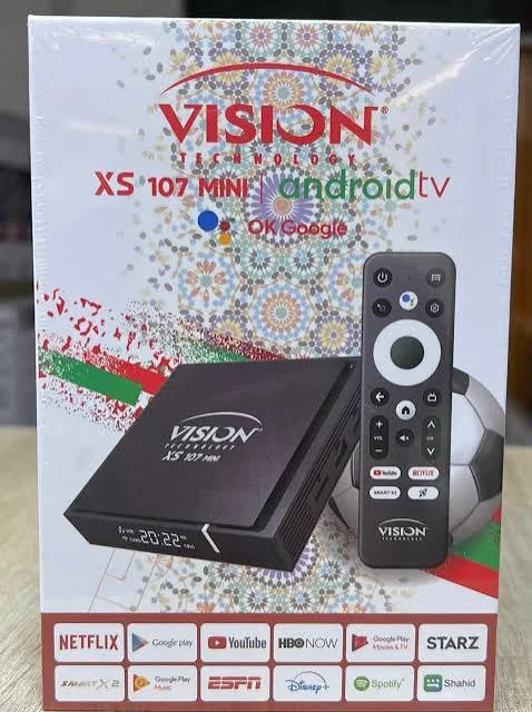 TV Box Vision XS 107 Mini 2025 Dual WiFi Android 13 + Abonnement
