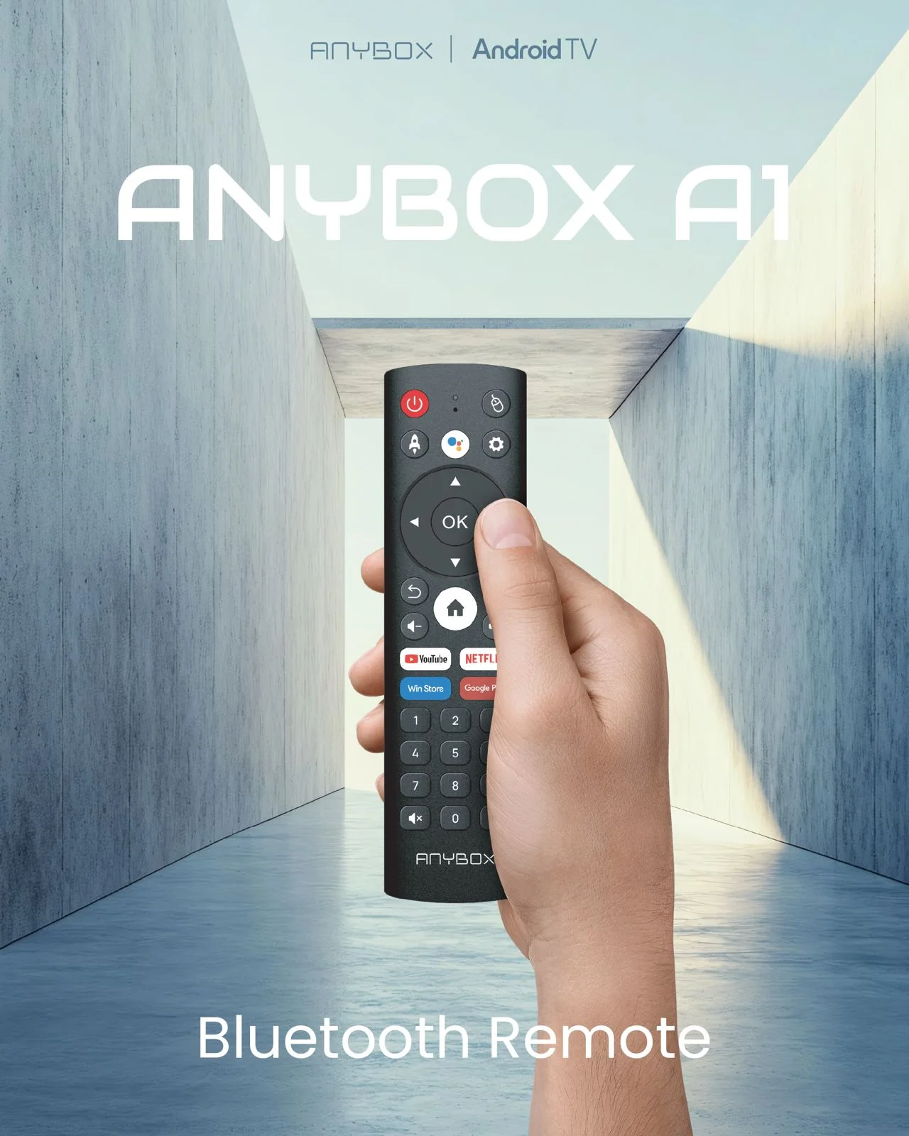 Anybox A1 2026 illimité – TV Box Android 4K Puissante | 4GB + 32GB