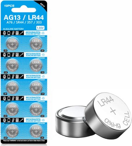 LR44 AG13 357 303 SR44  1,5V 10 Pile bouton Pile bouton  Sans frais de livraison