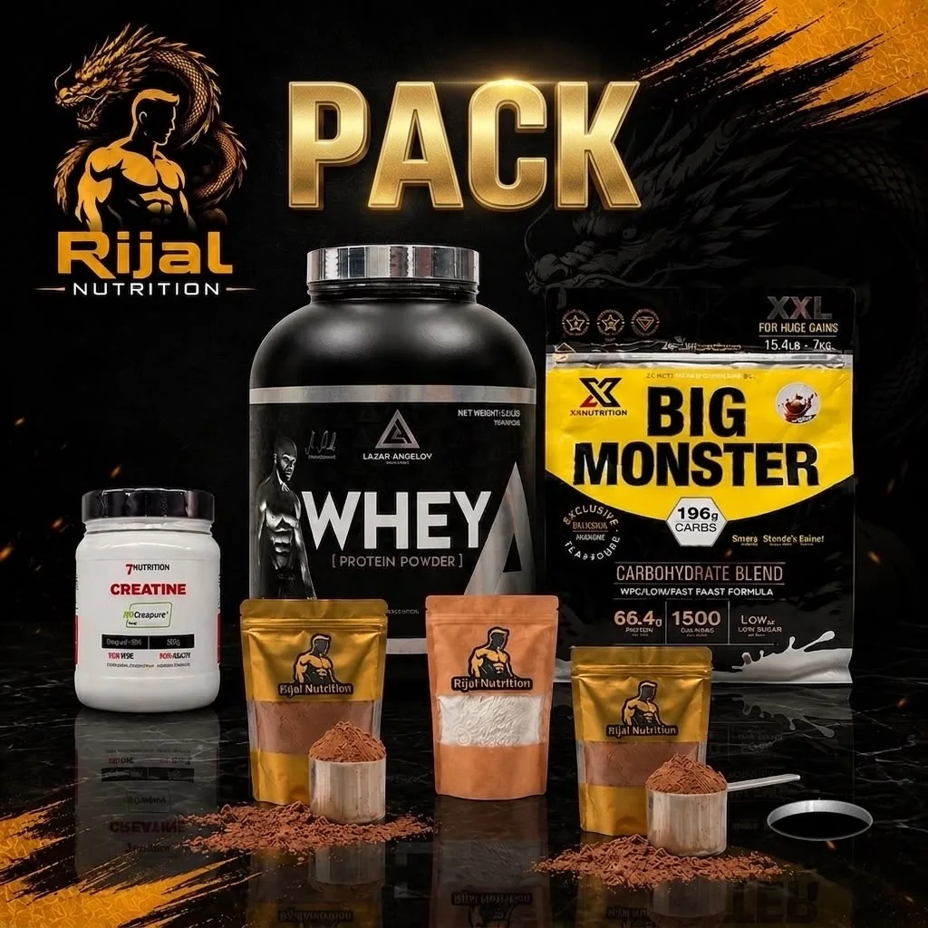 PACK RIJAL : CREATINE & WHEY & MASS