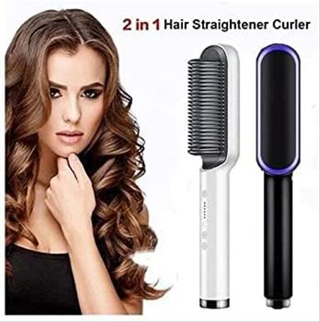 مكواة و فرشاة فرد الشعر متعددة الوظائف