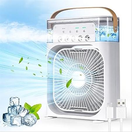 مروحة تبريد الهواء المحمولة