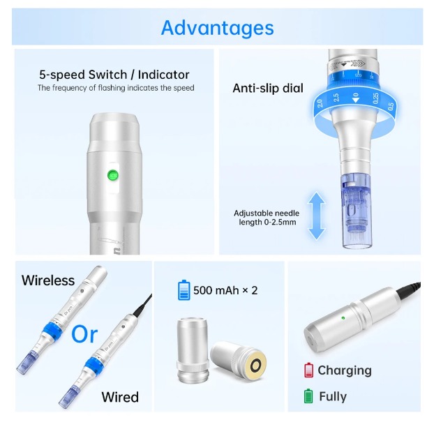 DR PEN A6 ULTIMA -PROFESSIONNEL- LE RAPIDE / STABLE avec double batterie