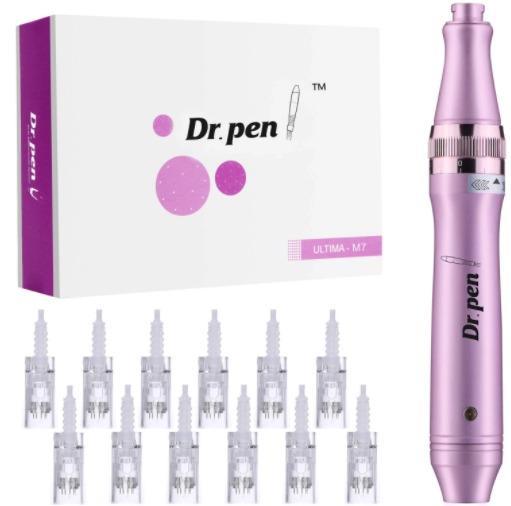 Dr Pen Ultima – dermapen de mésothérapie, microneedling M7 ultima, avec 5 cartouches- OFFRE LIMITEE