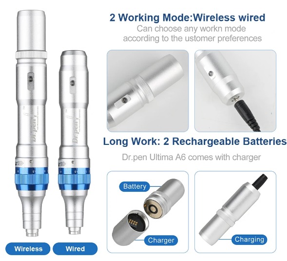 DR PEN A6 ULTIMA -PROFESSIONNEL- LE RAPIDE / STABLE avec double batterie