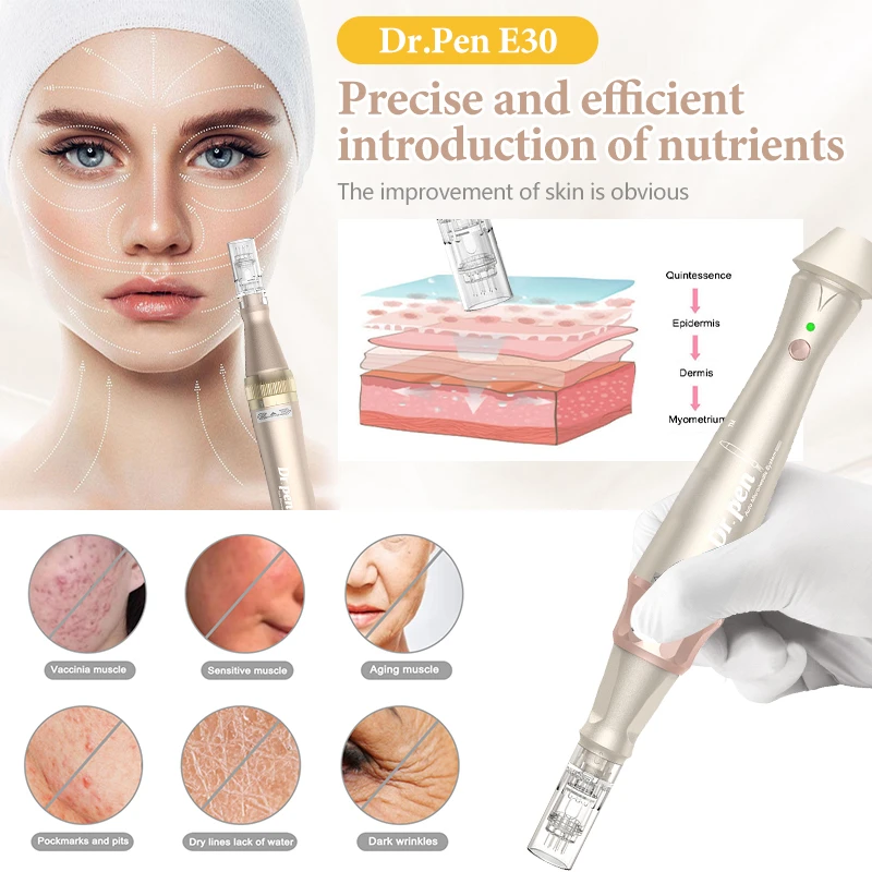 DR PEN ULTIMA E30 - MICRONEEDLING PROFESSIONNEL-STYLO RECHARGEABLE ORIGINAL