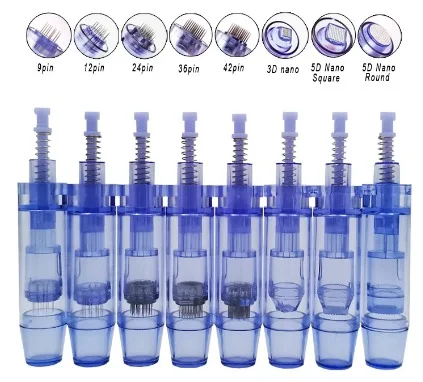 10 AIGUILLES MICRONEEDLING POUR DR PEN M7/E30/A6/A1 - CARTOUCHES AU CHOIX
