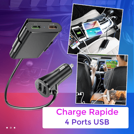 الشاحن السريع للسيارة 4 في 1