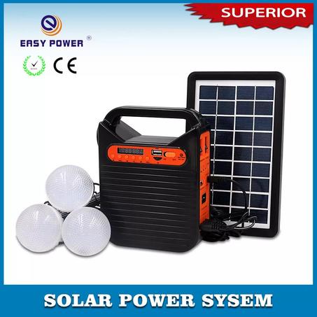 نظام الطاقة الشمسية المحمول متعدد الوظائف مع مكبر صوت لاسلكي