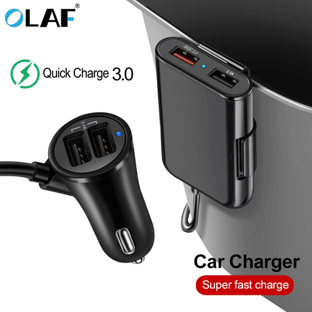 منفذ شحن السيارة العالمي 4 في 1