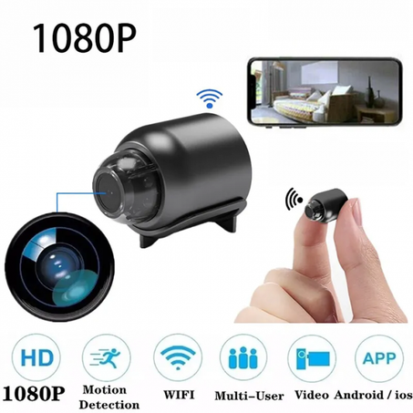 كاميرا مراقبة صغيرة الحجم X5 للحماية والتجسس عالية الجودة بدقة HD1080