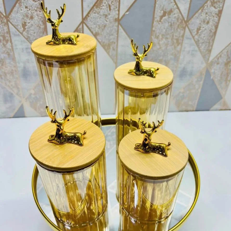 علب تخزين أنيقة للمكسرات أو القهوة – لمسة فنية في كل زاوية