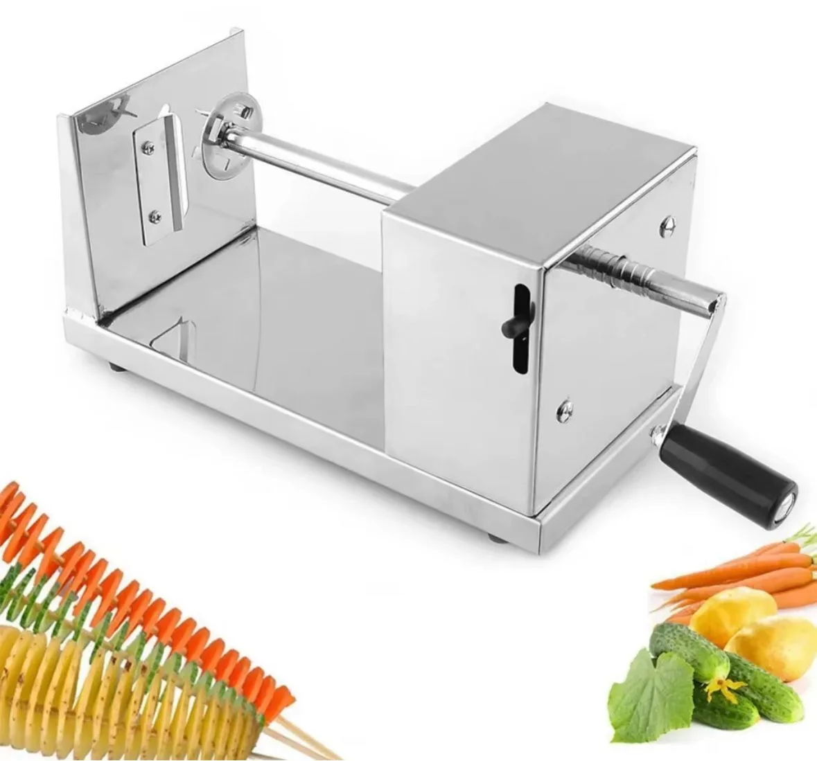 آلة تقطيع البطاطس اللولبية-فولاد مقاوم للصدأ