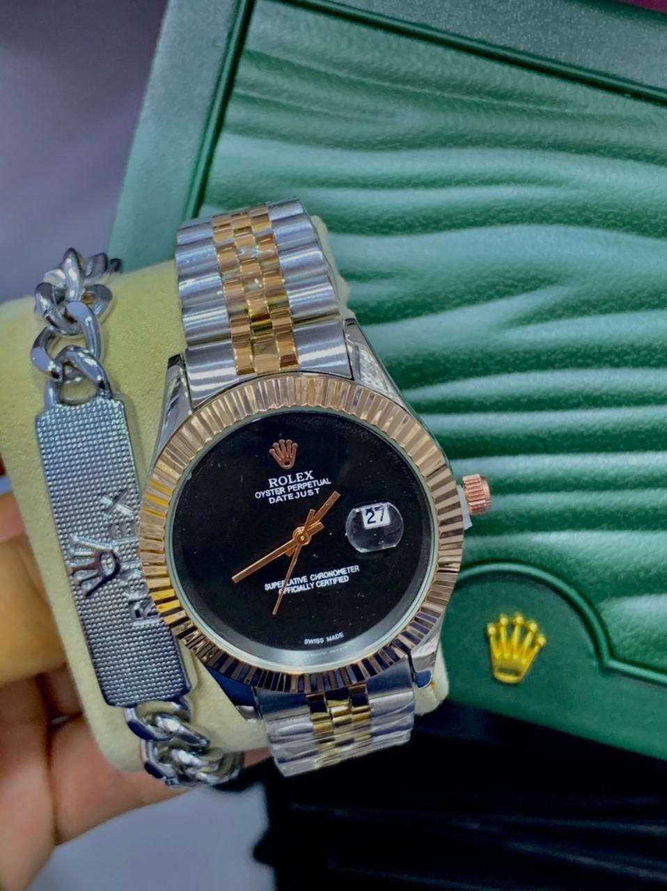 Rolex homme avec bracelet