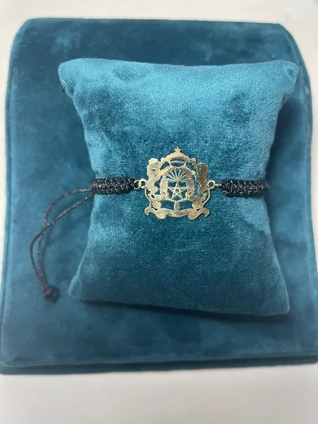 براسلي ذهب خيط التاج / Bracelet en fil La couronne