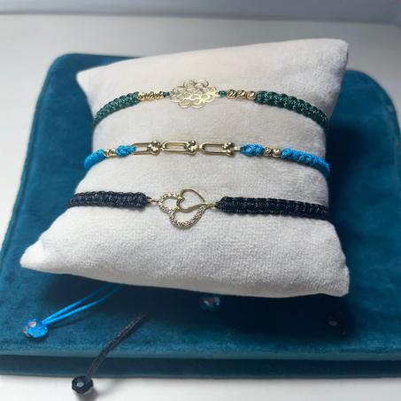 براسلي تيفاني ذهب الخالص  / Bracelet tiffany en or chic