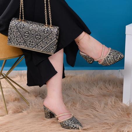 Ensemble sac à main et cherbil à talons