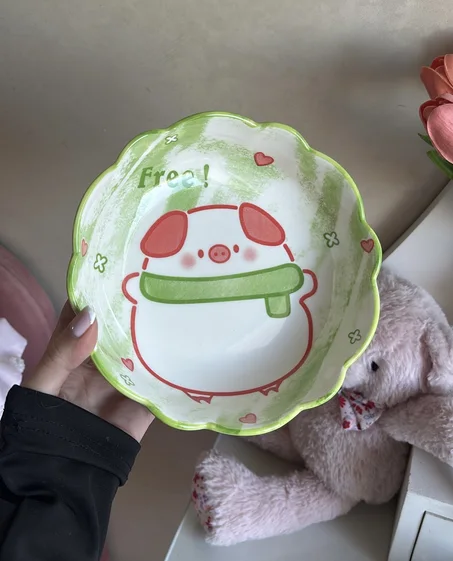 cute pig bowl