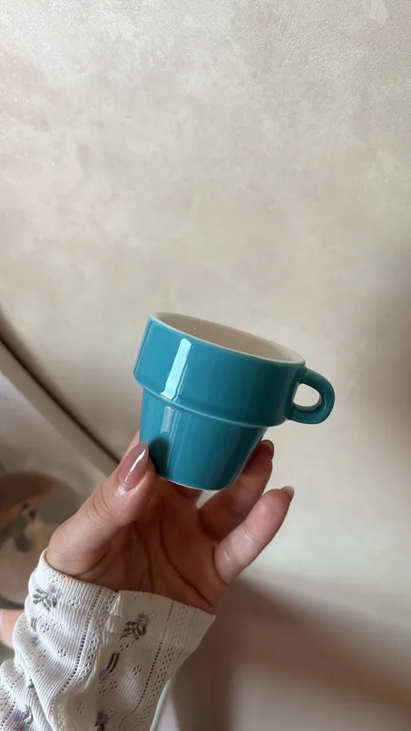 ceramic espresso cup 💙