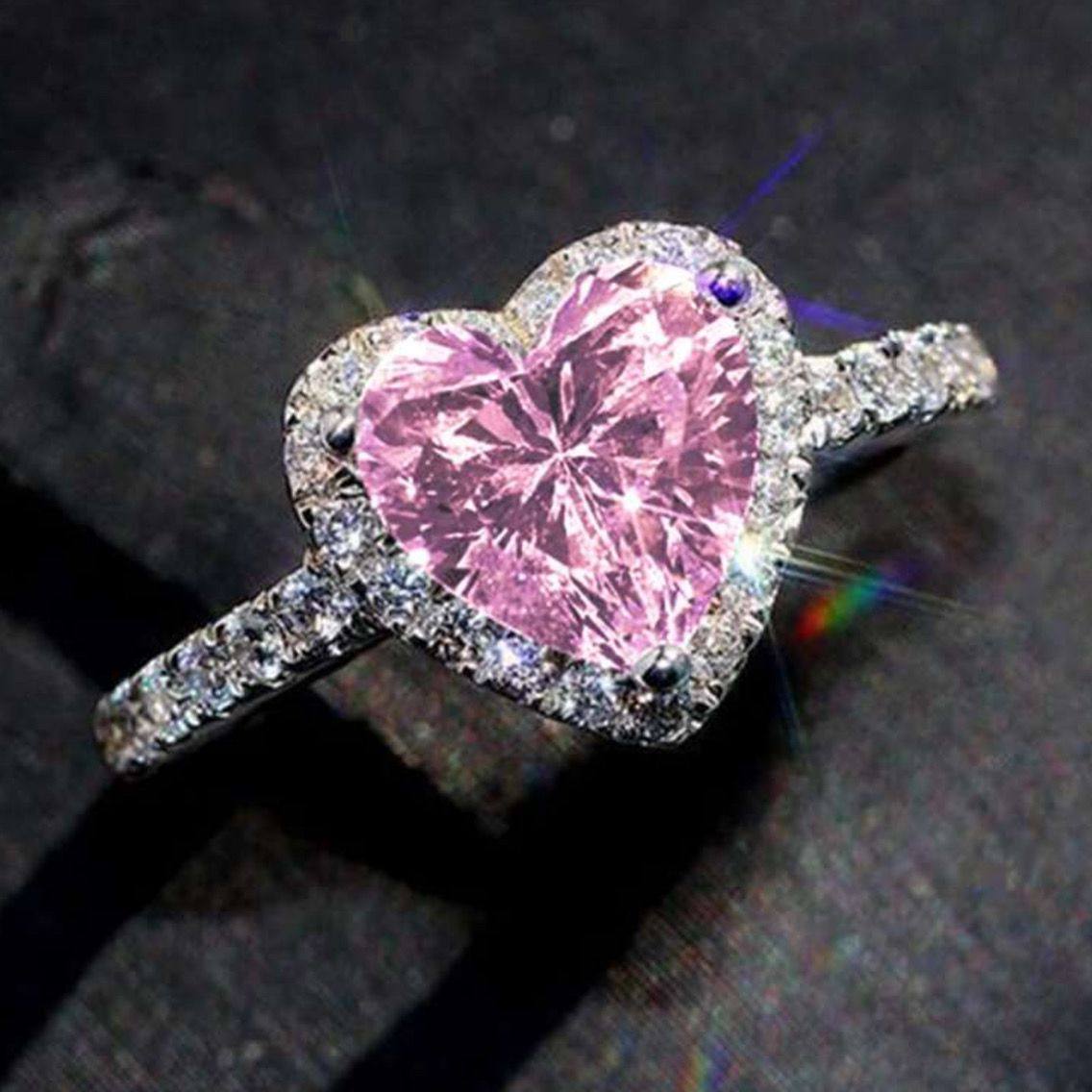 Big heart ring