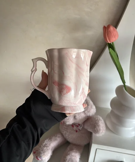 mug en rose
