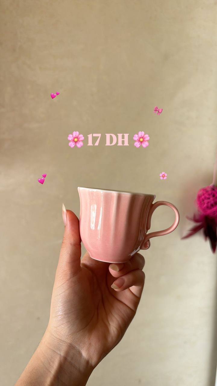 Mini tasse rose
