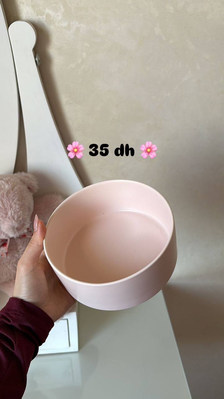 Mini bol rose simple