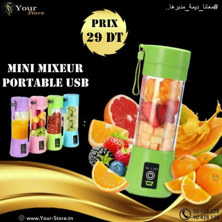 Mini Mixeur de Fruits Portable Électrique rechargeable avec USB