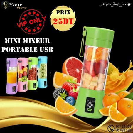 Mini Mixeur de Fruits Portable Électrique rechargeable avec USB
