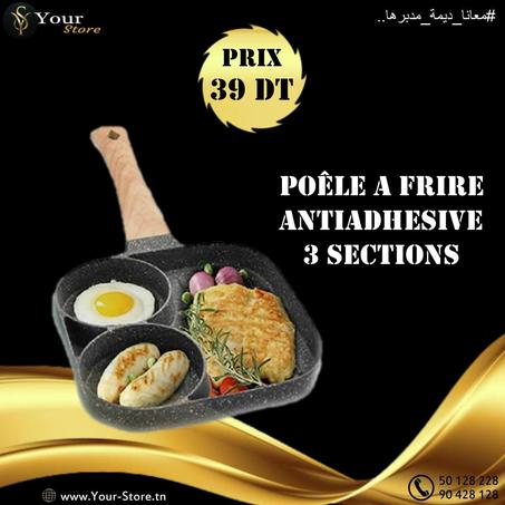 Poêle multi-sections - 3 Sections